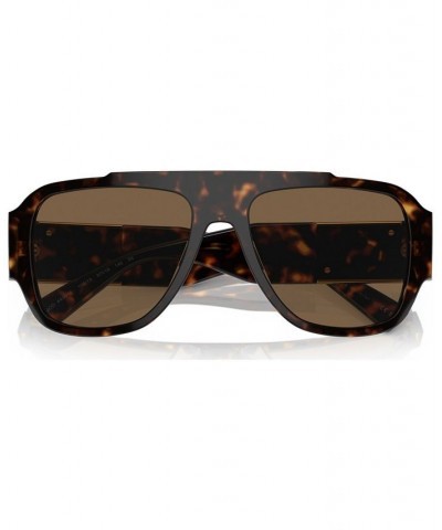 Men's Polarized Sunglasses VE4436U 57 Havana $68.00 Mens