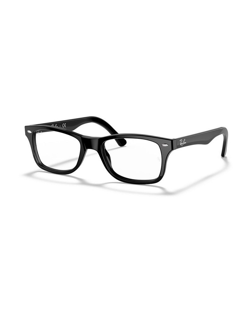 RX5228F Unisex Square Eyeglasses Black $38.20 Unisex