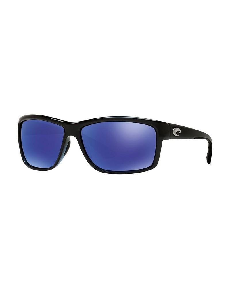 Men's Polarized Sunglasses BLACK SHINY/BLUE MIR POL $27.69 Mens