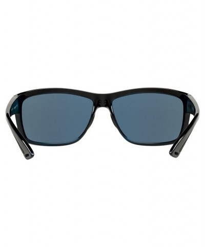 Men's Polarized Sunglasses BLACK SHINY/BLUE MIR POL $27.69 Mens