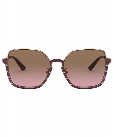 Sunglasses TY6076 56 Rose Gold Metal Bath/VIOLET GRADIENT BROWN $39.80 Unisex