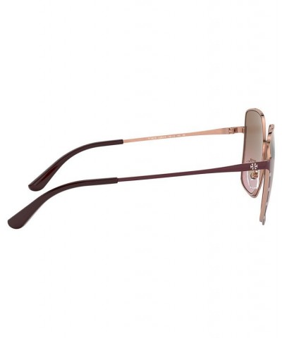 Sunglasses TY6076 56 Rose Gold Metal Bath/VIOLET GRADIENT BROWN $39.80 Unisex