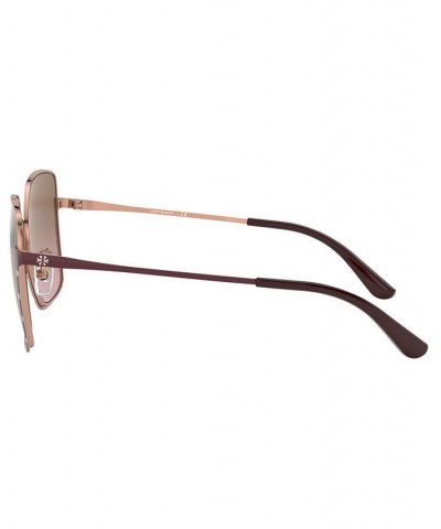 Sunglasses TY6076 56 Rose Gold Metal Bath/VIOLET GRADIENT BROWN $39.80 Unisex