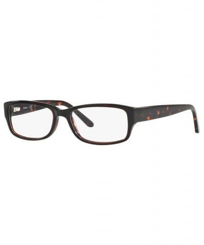 SF1561 Women's Rectangle Eyeglasses Havana $19.88 Womens