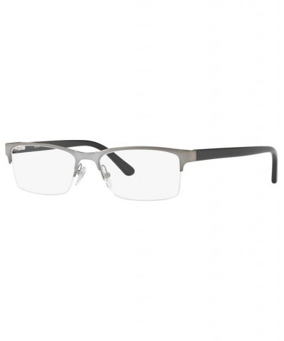 SF2288 Men's Rectangle Eyeglasses Dark Brown $36.54 Mens