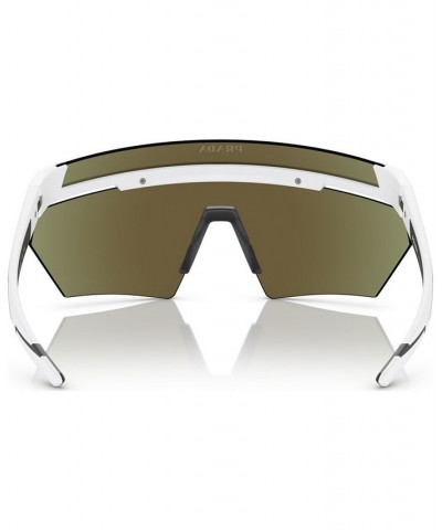 Men's Sunglasses PS 01YS44-Z Matte White $88.73 Mens