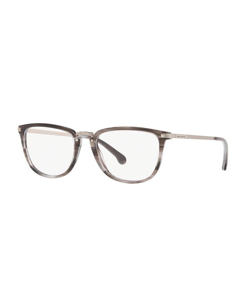 Brooks Brothers BB2042 Men's Rectangle Eyeglasses Grey Horn $10.23 Mens