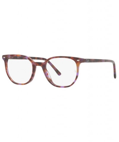 RB5397 ELLIOT Unisex Irregular Eyeglasses Brown and Violet Havana $37.59 Unisex