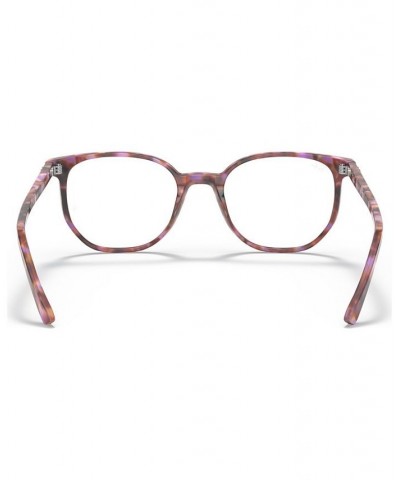 RB5397 ELLIOT Unisex Irregular Eyeglasses Brown and Violet Havana $37.59 Unisex