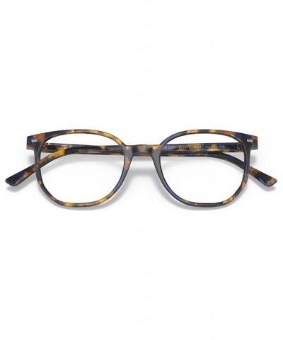 RB5397 ELLIOT Unisex Irregular Eyeglasses Brown and Violet Havana $37.59 Unisex