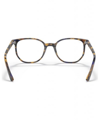 RB5397 ELLIOT Unisex Irregular Eyeglasses Brown and Violet Havana $37.59 Unisex