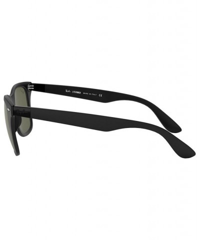 Unisex Polarized Low Bridge Fit Sunglasses RB4195F WAYFARER LITEFORCE 52 Black $39.27 Unisex