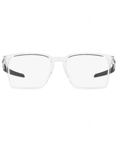 OX8055 Exchange Men's Rectangle Eyeglasses Polished Clear $29.12 Mens