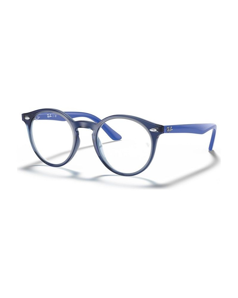 RY1594 Chid Round Eyeglasses Transparent Blue $24.64 Kids