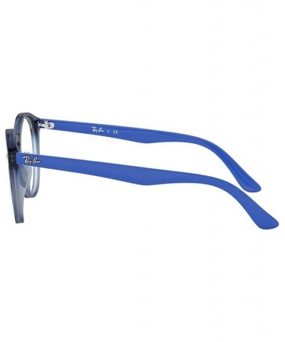 RY1594 Chid Round Eyeglasses Transparent Blue $24.64 Kids