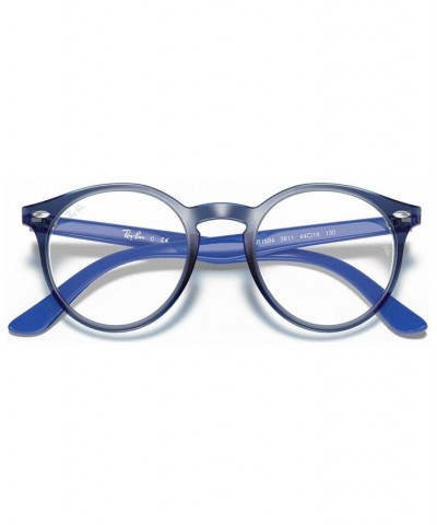 RY1594 Chid Round Eyeglasses Transparent Blue $24.64 Kids