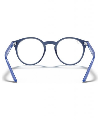 RY1594 Chid Round Eyeglasses Transparent Blue $24.64 Kids