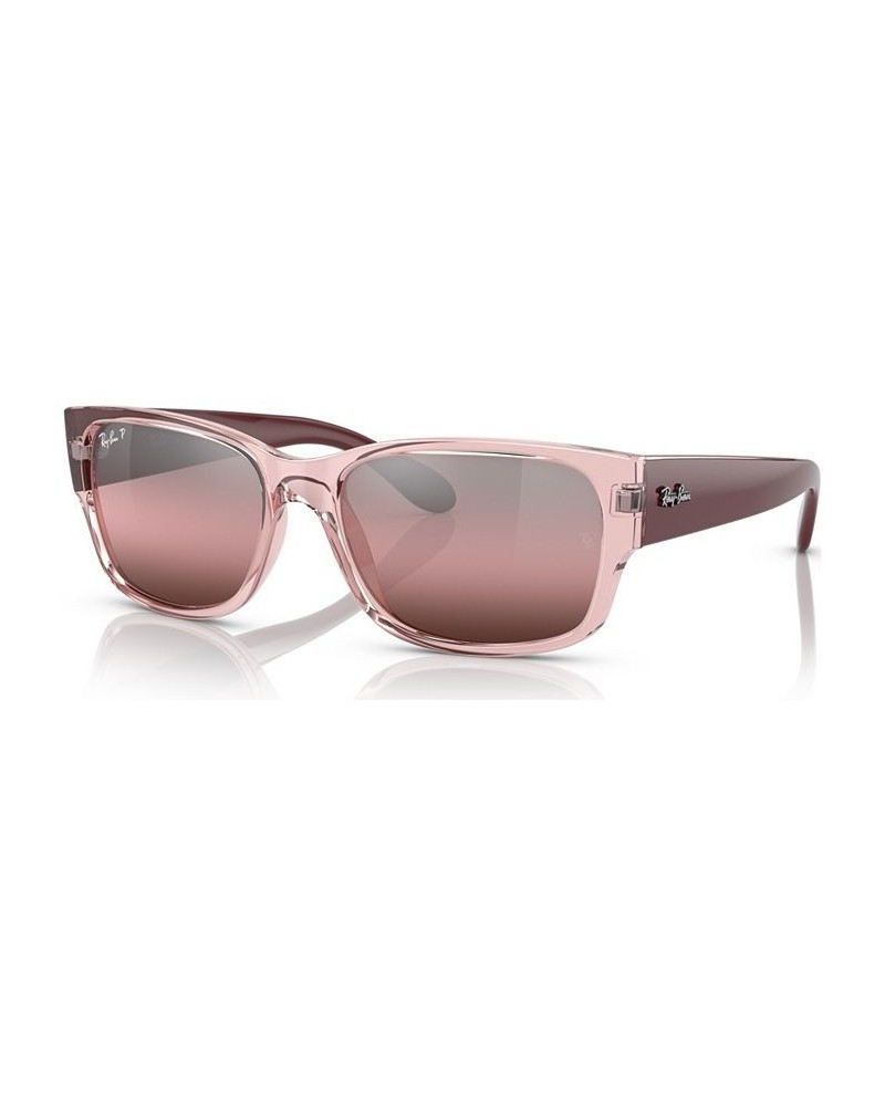 Unisex Polarized Sunglasses RB438858-P Transparent Green $51.12 Unisex