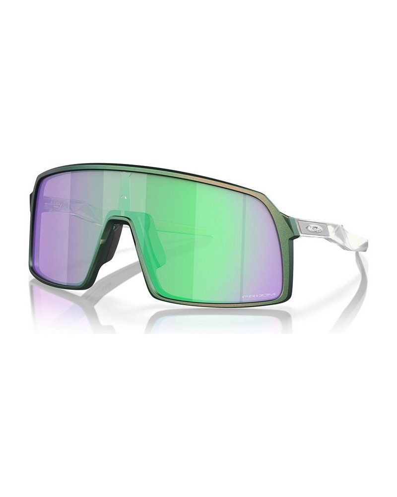 Men's Sunglasses Sutro Discover Collection Matte Silver-Tone Green Colorshift $17.30 Mens