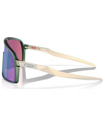 Men's Sunglasses Sutro Discover Collection Matte Silver-Tone Green Colorshift $17.30 Mens