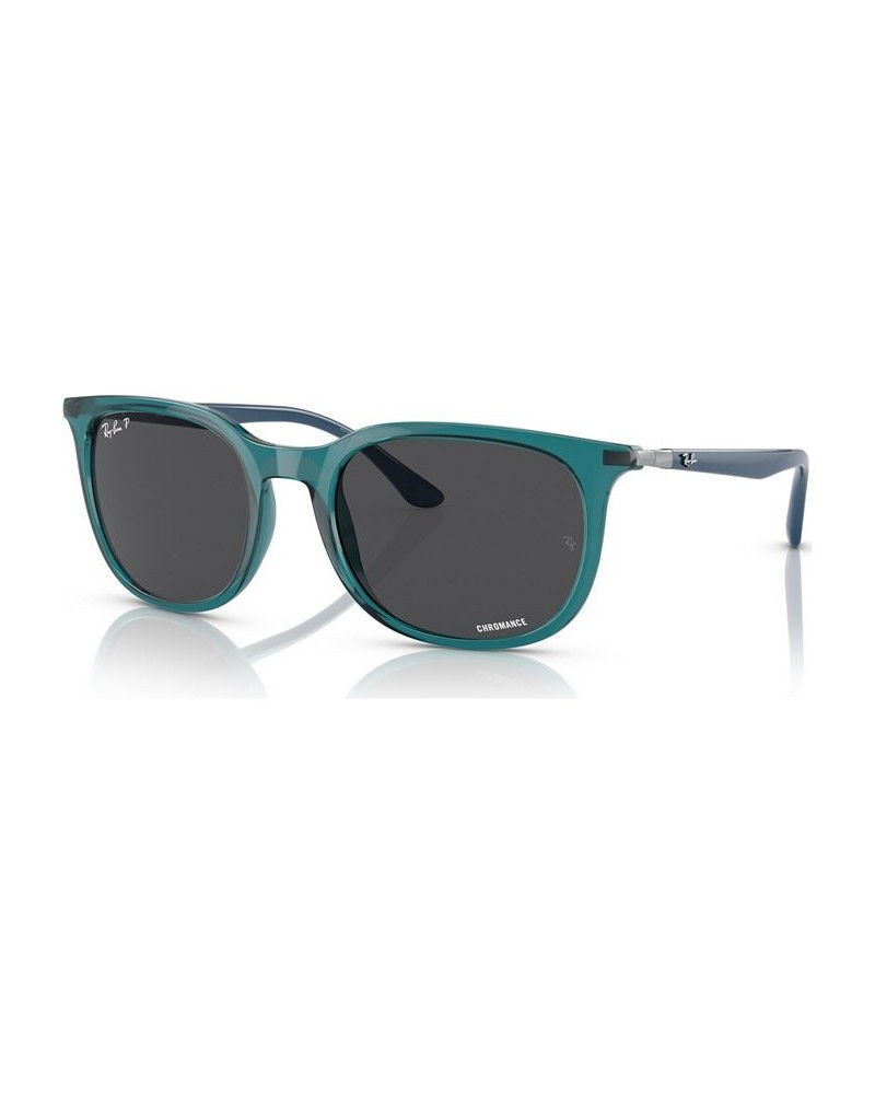 Unisex Polarized Sunglasses RB438654-P Transparent Brown $54.00 Unisex