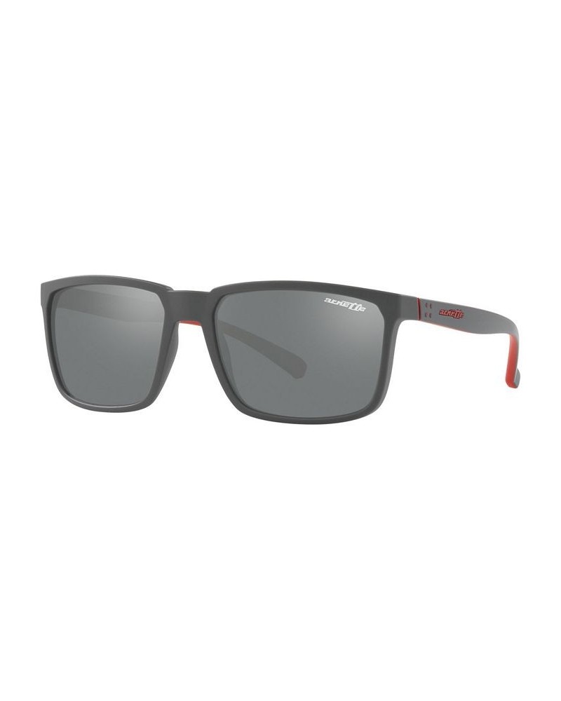 Sunglasses AN4251 58 STRIPE MATTE GREY / GREY MIRROR SILVER $14.06 Unisex