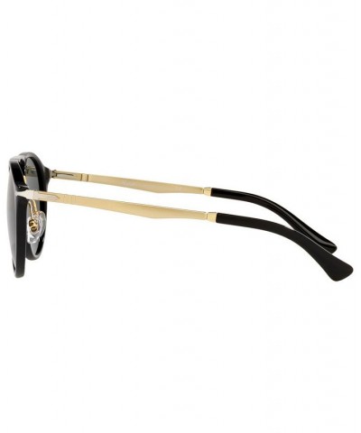 Unisex Sunglasses PO3264S 50 Black Gold-Tone $65.34 Unisex