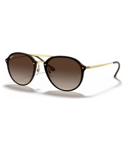 Unisex Sunglasses RB4292N 62 BLAZE DOUBLE BRIDGE Brown - Brown Gradient $44.00 Unisex