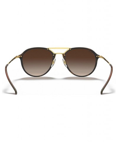 Unisex Sunglasses RB4292N 62 BLAZE DOUBLE BRIDGE Brown - Brown Gradient $44.00 Unisex