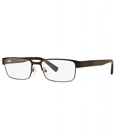 Armani Exchange AX1017 Men's Rectangle Eyeglasses Matte Gunm $18.75 Mens