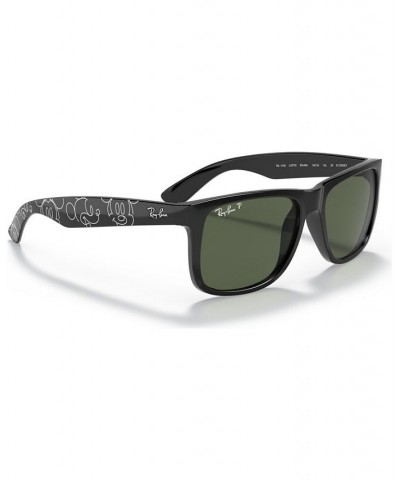 Men's Disney Polarized Sunglasses RB4165 JUSTIN BLACK/DARK GREEN POLAR A21 $66.70 Mens