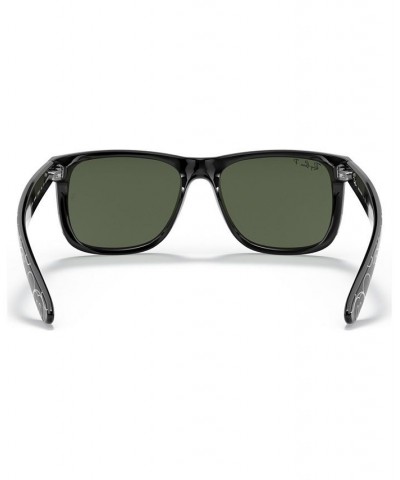 Men's Disney Polarized Sunglasses RB4165 JUSTIN BLACK/DARK GREEN POLAR A21 $66.70 Mens