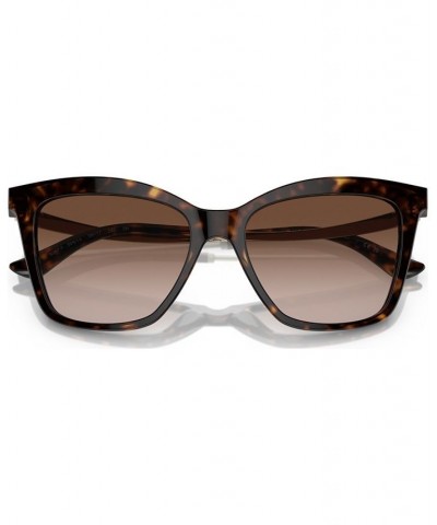 Women's Low Bridge Fit Sunglasses BV8257F Havana $107.58 Womens