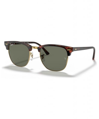 Polarized Sunglasses RB3016 CLUBMASTER GREEN MIRROR POLAR/BROWN $44.73 Unisex