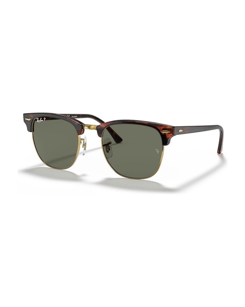 Polarized Sunglasses RB3016 CLUBMASTER GREEN MIRROR POLAR/BROWN $44.73 Unisex
