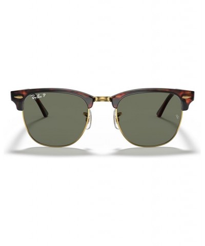 Polarized Sunglasses RB3016 CLUBMASTER GREEN MIRROR POLAR/BROWN $44.73 Unisex