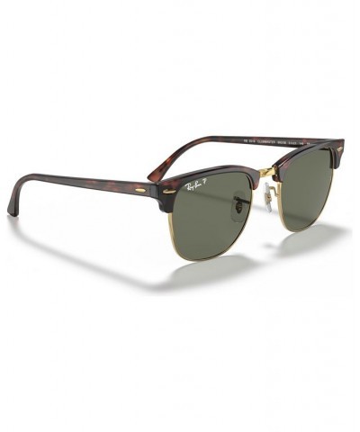 Polarized Sunglasses RB3016 CLUBMASTER GREEN MIRROR POLAR/BROWN $44.73 Unisex