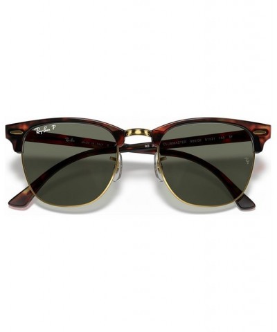 Polarized Sunglasses RB3016 CLUBMASTER GREEN MIRROR POLAR/BROWN $44.73 Unisex