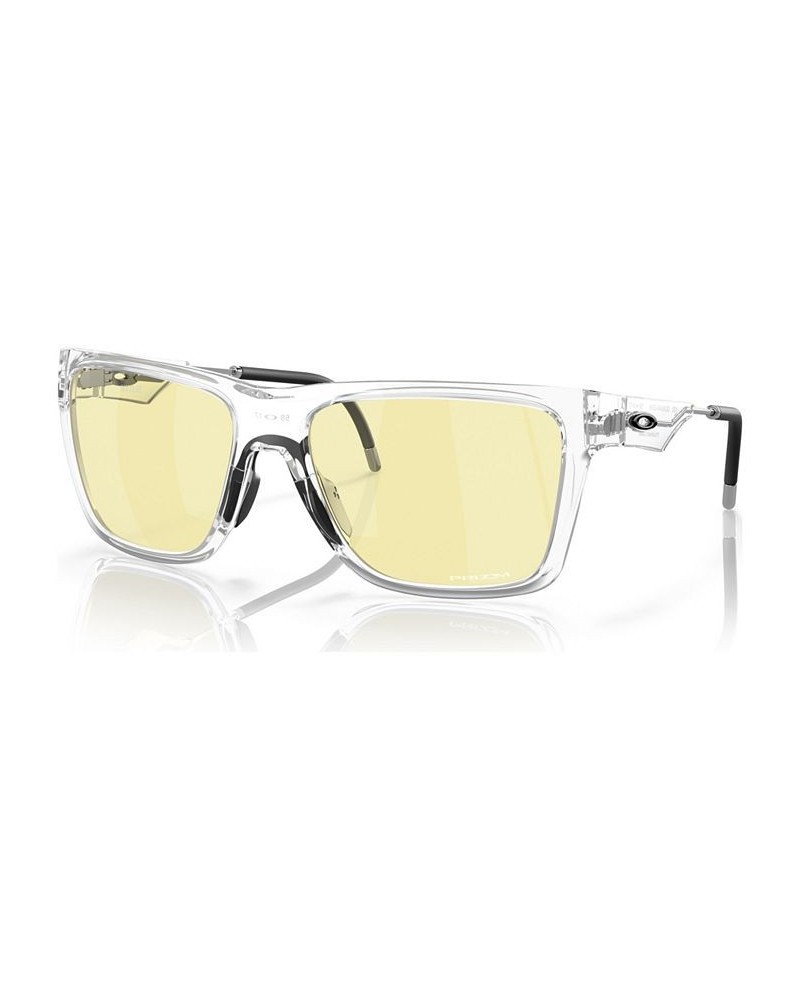 NXTLVL Gaming Collection Men's Sunglasses OO9249-0258 Polished Clear $44.16 Mens