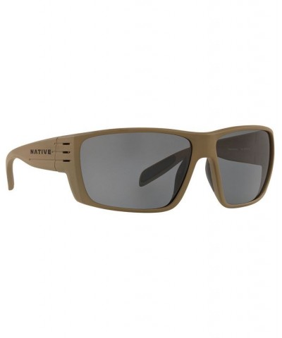 Native Men's Polarized Sunglasses XD9014 66 DESERT TAN/GREY $15.34 Mens