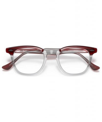 RB5398 HAWKEYE Unisex Square Eyeglasses Gray on Trasparent $41.17 Unisex