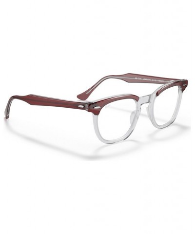 RB5398 HAWKEYE Unisex Square Eyeglasses Gray on Trasparent $41.17 Unisex