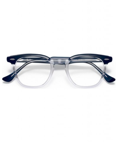 RB5398 HAWKEYE Unisex Square Eyeglasses Gray on Trasparent $41.17 Unisex