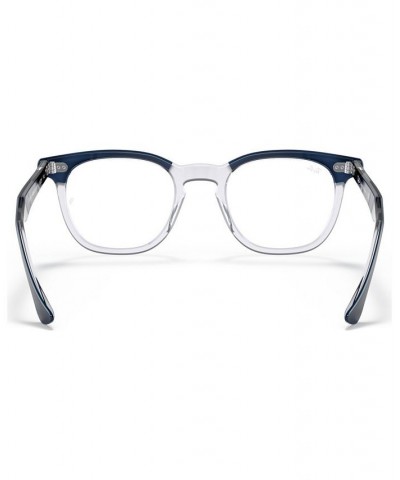 RB5398 HAWKEYE Unisex Square Eyeglasses Gray on Trasparent $41.17 Unisex