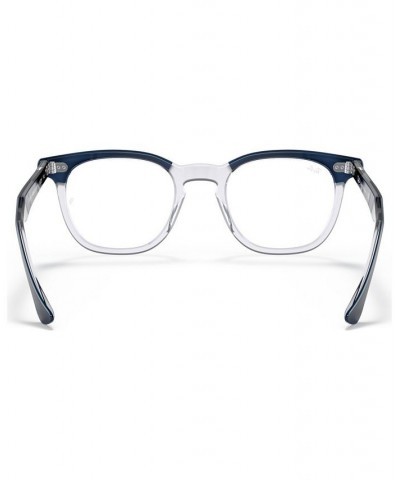 RB5398 HAWKEYE Unisex Square Eyeglasses Gray on Trasparent $41.17 Unisex