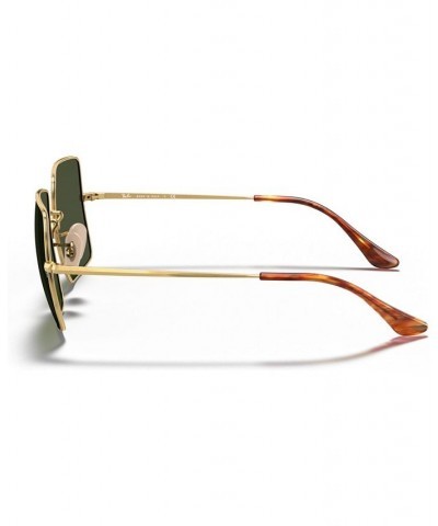 Unisex Sunglasses RB1971 54 SQUARE 1971 CLASSIC Gold/Green $45.64 Unisex