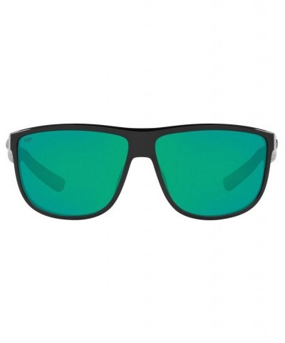 RINCONDO Polarized Sunglasses 6S9010 61 11 SHINY BLACK/GREEN MIRROR 580P $46.86 Unisex