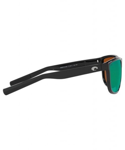 RINCONDO Polarized Sunglasses 6S9010 61 11 SHINY BLACK/GREEN MIRROR 580P $46.86 Unisex