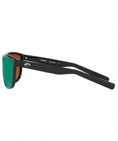 RINCONDO Polarized Sunglasses 6S9010 61 11 SHINY BLACK/GREEN MIRROR 580P $46.86 Unisex