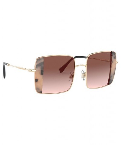 Sunglasses MU 56VS 46 PINK GOLD/PINK HAVANA/GRADIENT BROWN $65.44 Unisex